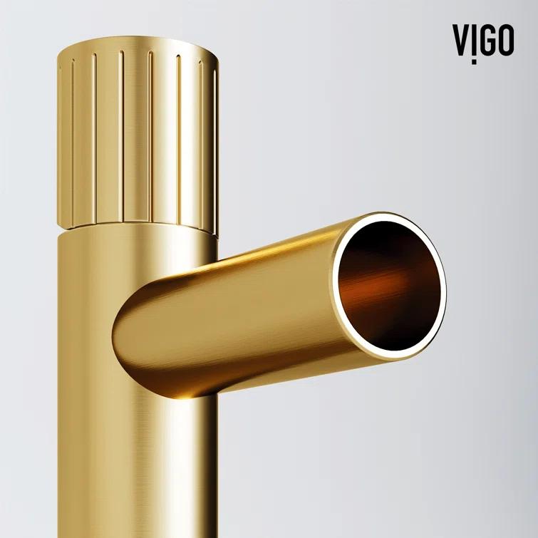 Ashford 8" H Single Handle Single Hole Bathroom Faucet