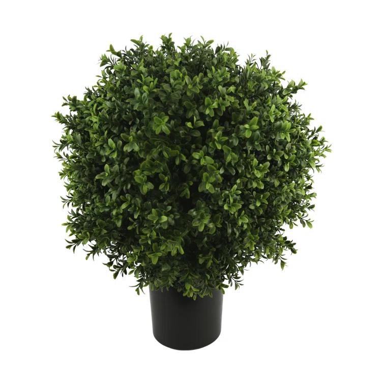 UV Rated Indoor/Outdoor Faux Boxwood Topiary