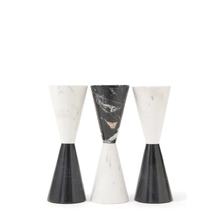 Liang & Eimil 10'' H Marble Tabletop Candlestick