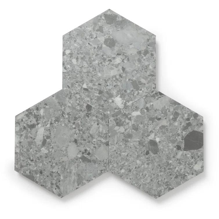 GlueCore Mosaic 28mil x 12" W x 10" L Glue Down Vinyl Tile Flooring