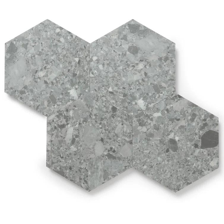 GlueCore Mosaic 28mil x 12" W x 10" L Glue Down Vinyl Tile Flooring