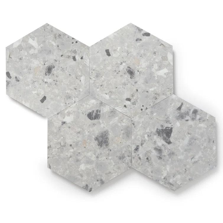 GlueCore Mosaic 28mil x 12" W x 10" L Glue Down Vinyl Tile Flooring
