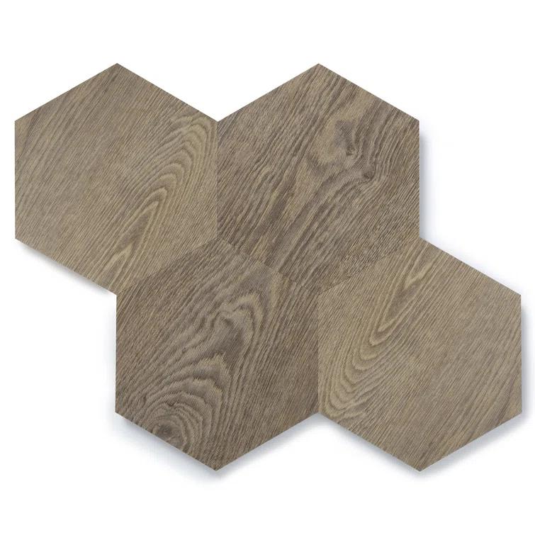 GlueCore Mosaic 28mil x 12" W x 10" L Glue Down Vinyl Tile Flooring