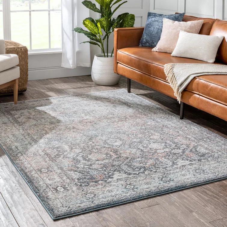 Estey Oriental Black/Gray Area Rug