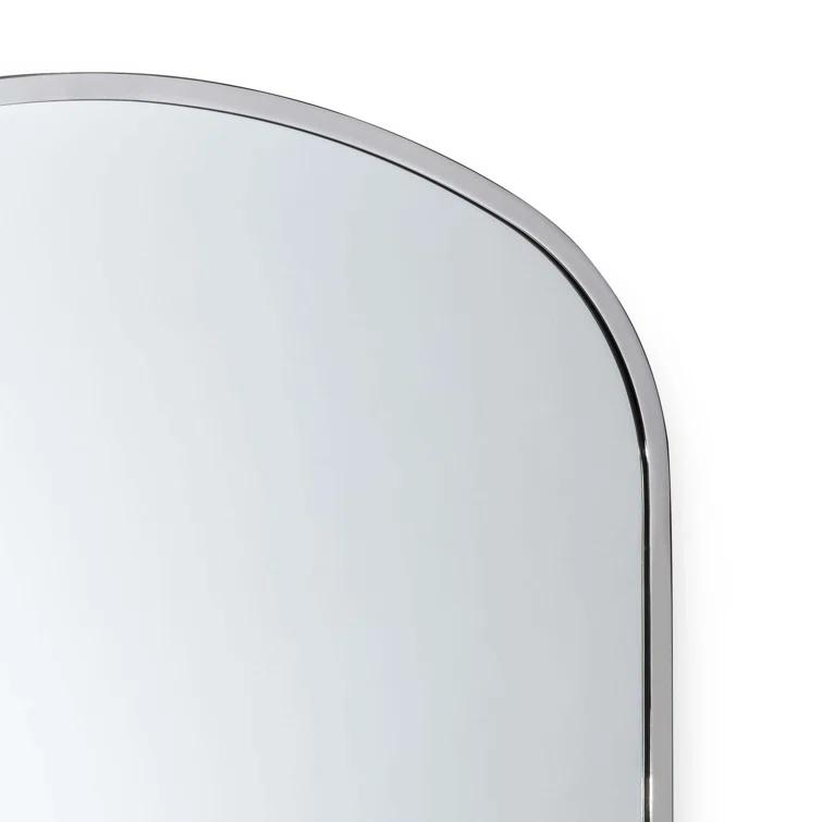 Regina Andrew Cloak Mirror - Polished Nickel