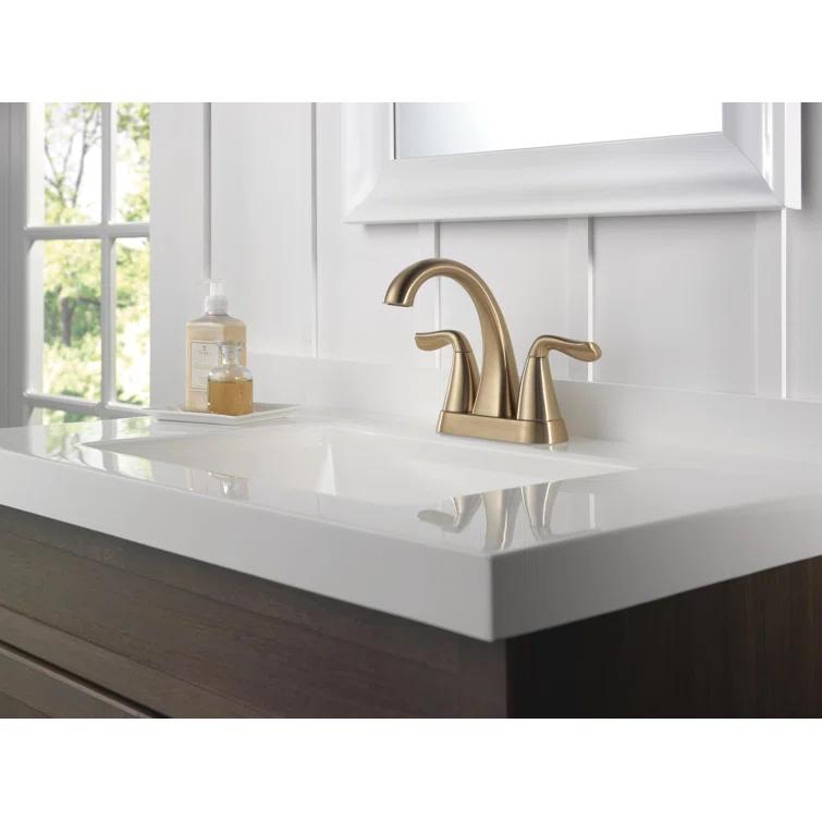 Arvo Centerset Bathroom Faucet with Drain Assembly, 2-handle Bathroom Sink Faucet