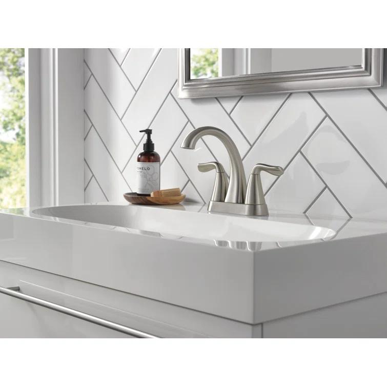 Arvo Centerset Bathroom Faucet with Drain Assembly, 2-handle Bathroom Sink Faucet