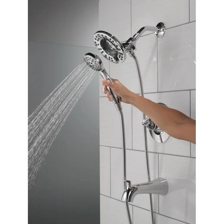 Arvo Single-Function Tub Shower Faucet Set, Shower Trim Kit with In2ition Shower Head and Valve