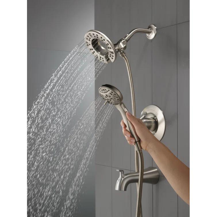 Arvo Single-Function Tub Shower Faucet Set, Shower Trim Kit with In2ition Shower Head and Valve