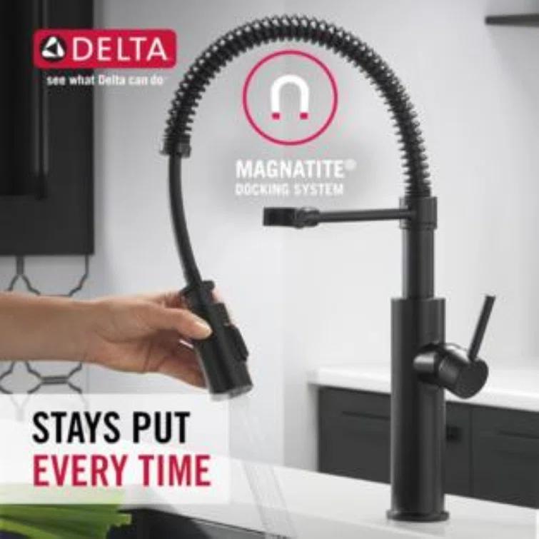 Antoni Pro Commercial Pull Down Sprayer Kitchen Sink Faucet