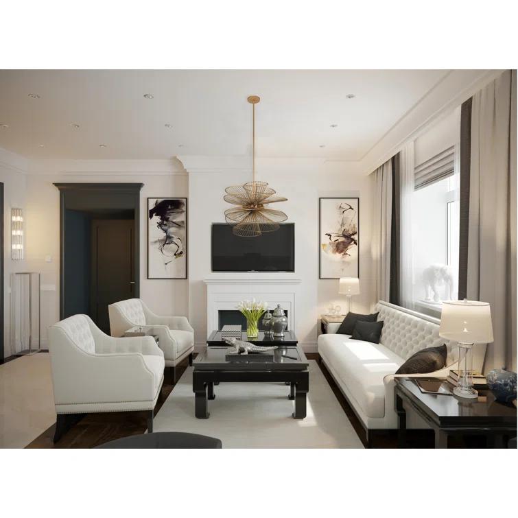 Aurora Stainless Steel Chandelier