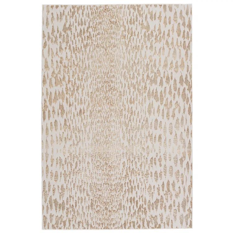 Malilla Animal Print Beige Area Rug