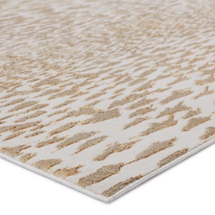 Malilla Animal Print Beige Area Rug