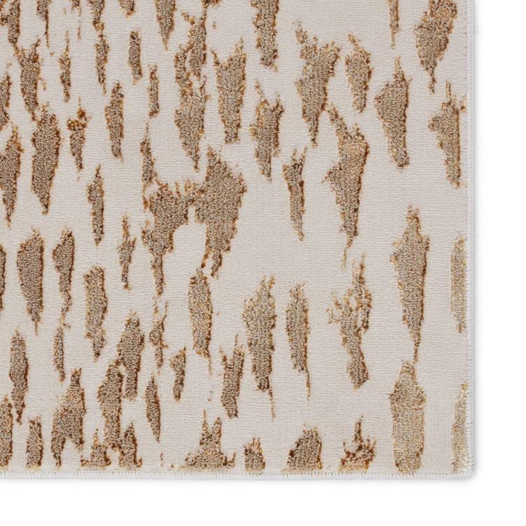 Malilla Animal Print Beige Area Rug
