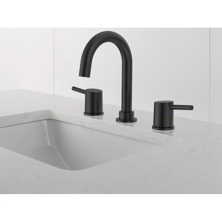 Precept Widespread 2-handle Bathroom Faucet with Drain Assembly