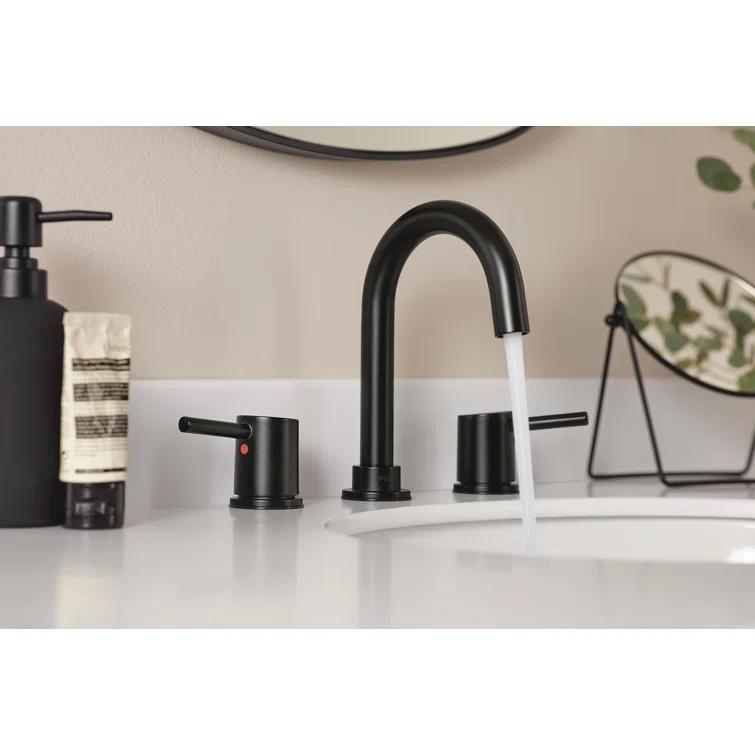 Precept Widespread 2-handle Bathroom Faucet with Drain Assembly