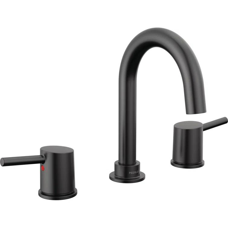 Precept Widespread 2-handle Bathroom Faucet with Drain Assembly