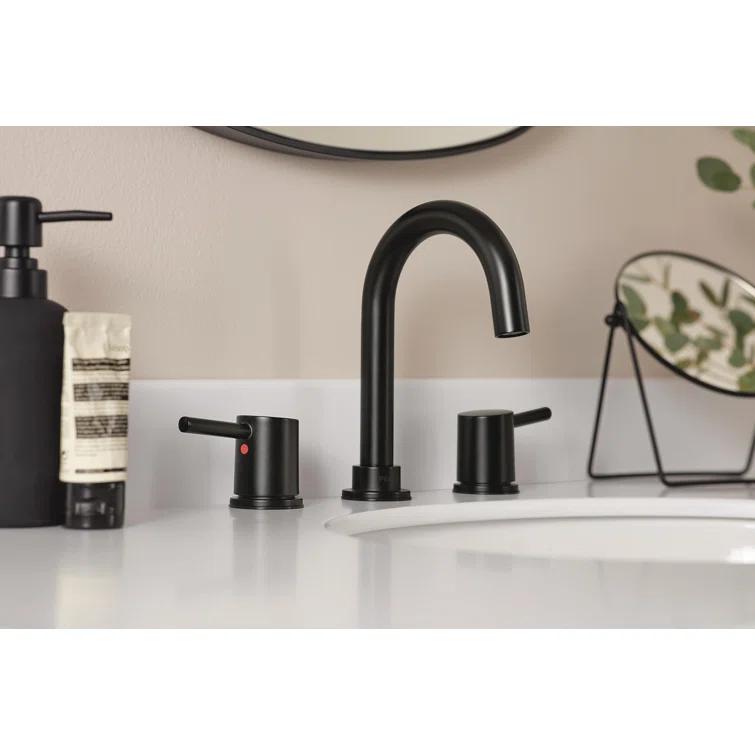 Precept Widespread 2-handle Bathroom Faucet with Drain Assembly