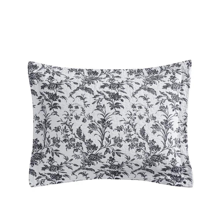 Laura Ashley Laura Ashley Amberley Cotton Black 4 Piece Daybed Cover Set