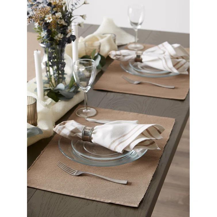 Pumpkin Spice 6 Piece Cotton Placemat Set (Set of 6)