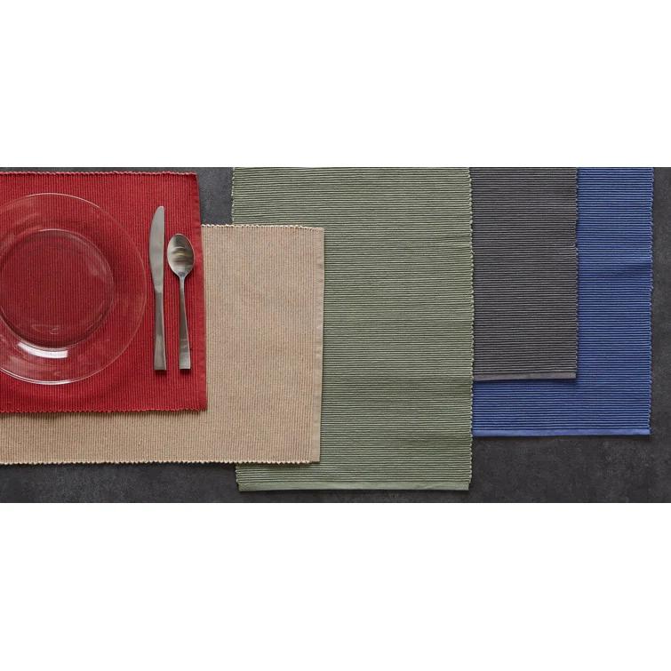 Pumpkin Spice 6 Piece Cotton Placemat Set