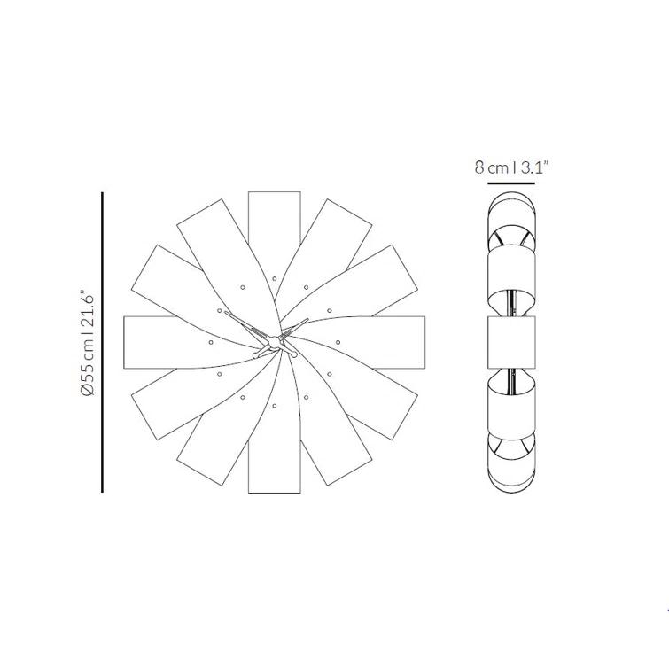 Solid Wood Wall Clock
