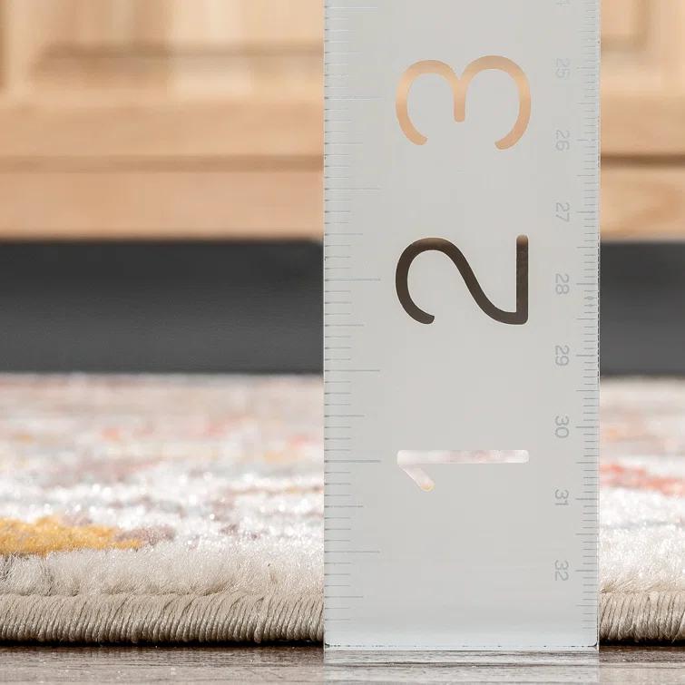 Espey Gwendolyn Blush Bohemian Oriental Medallion Rug