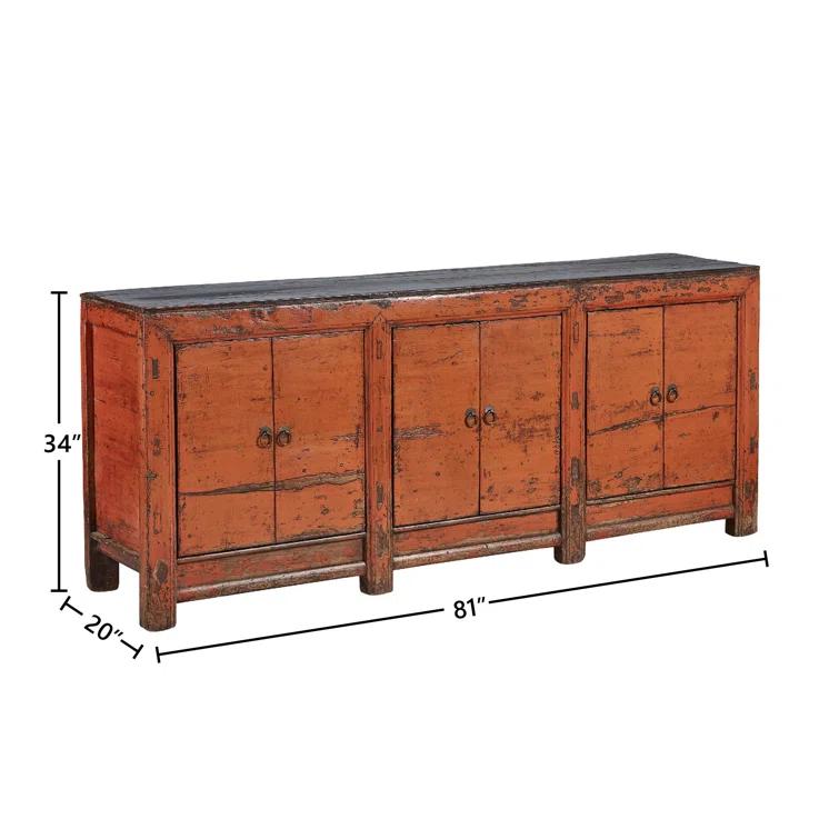 Welkin Reclaimed Honey Pine Sideboard in Robin's Egg Blue