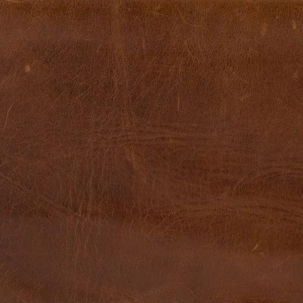 Dakota Tobacco Genuine Leather Sling-Style Accent Chair