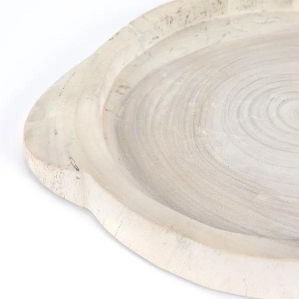 Lylah Round Tray - Ivory