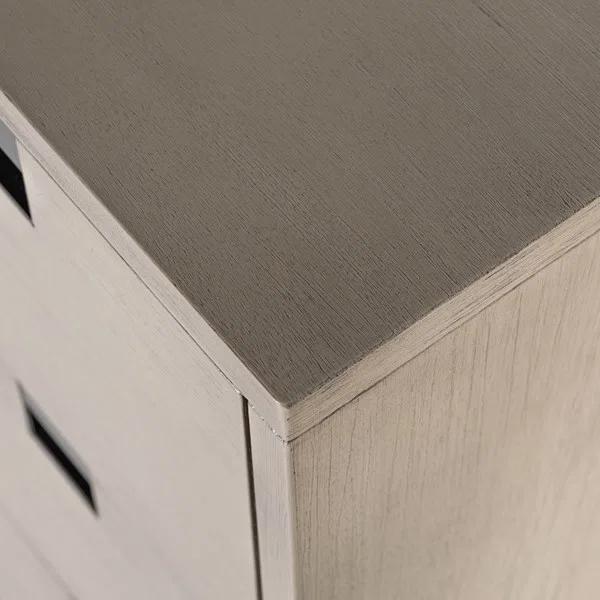 Iron & Acacia 5-Drawer Dresser (36")
