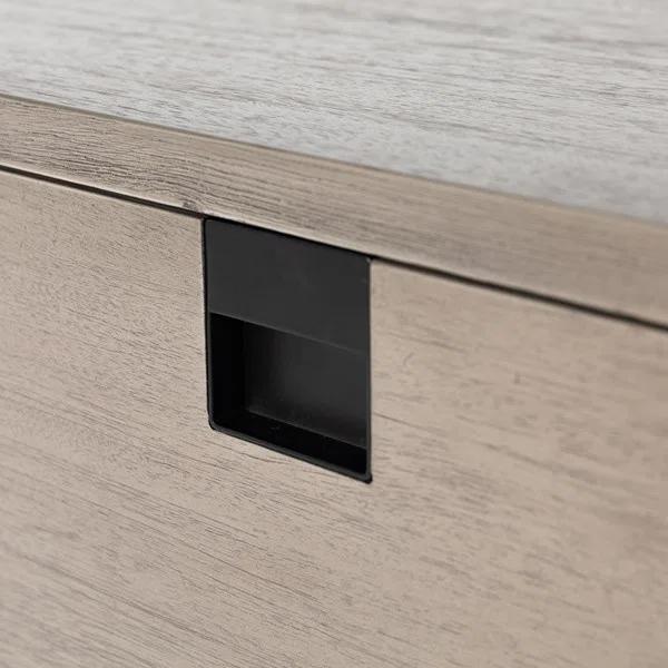 Iron & Acacia 5-Drawer Dresser (36")