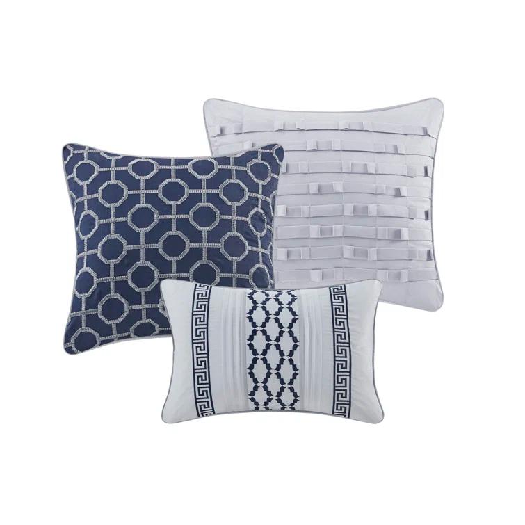 Madison Park Bennett 7 Piece Jacquard Comforter Set