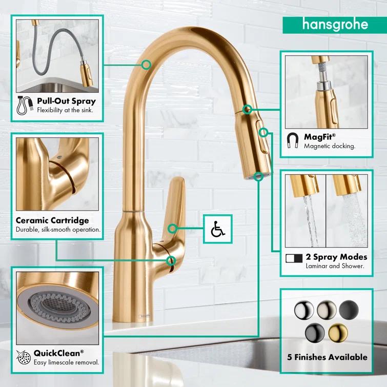Focus N Prep Kitchen Faucet with 2-Spray Pull-Down, 1.75 GPM