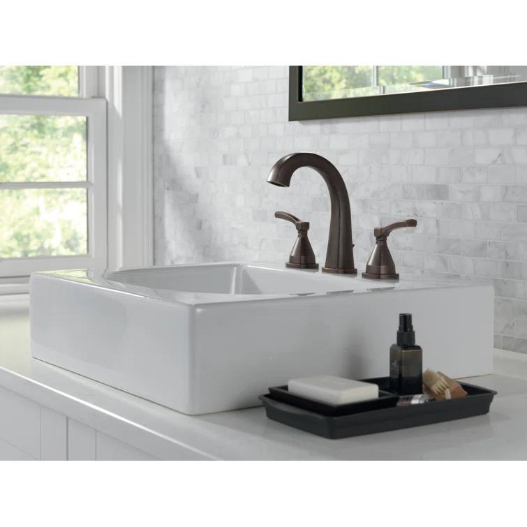 Stryke Widespread Bathroom Faucet with Drain Assembly and DIAMOND™ Seal Technology