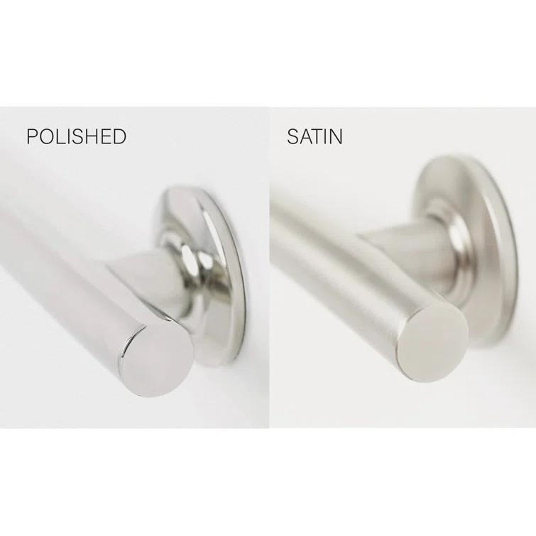 Lifestyle & Wellness Crescent Curved Wall Mount Bathroom Shower 30" Grab Bar