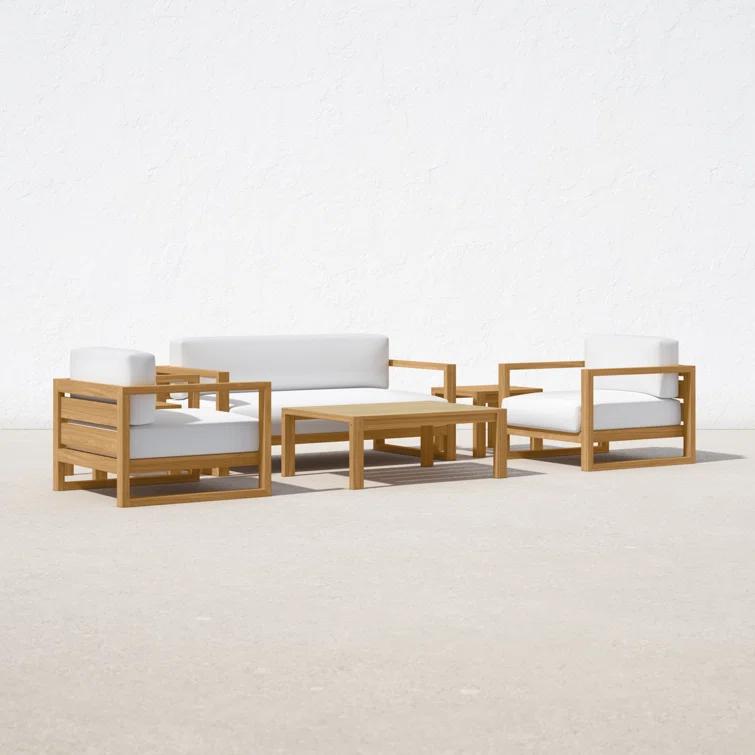 Cambridge 6 Piece Outdoor Patio Teak Set