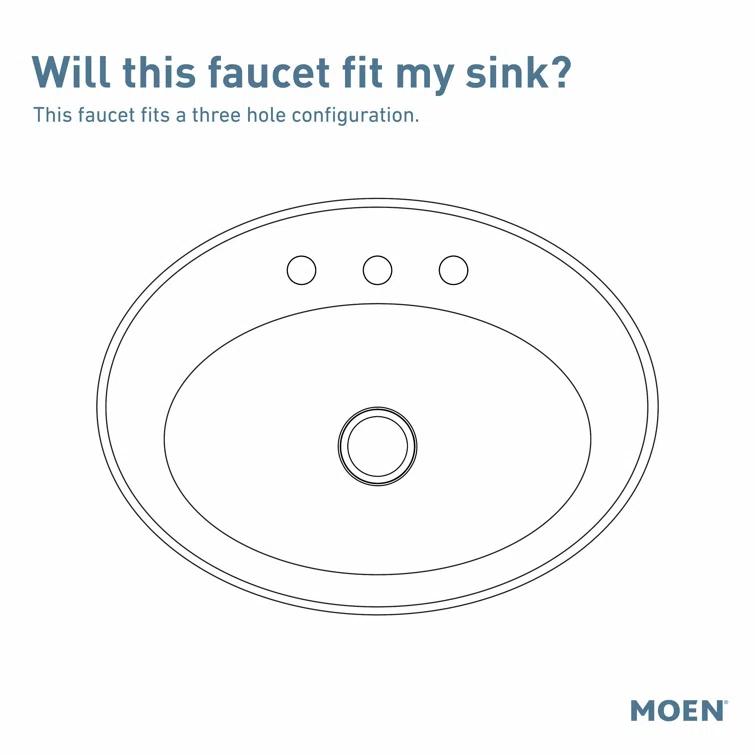 90 Degree Widespread Bathroom Faucet with Drain Assembly