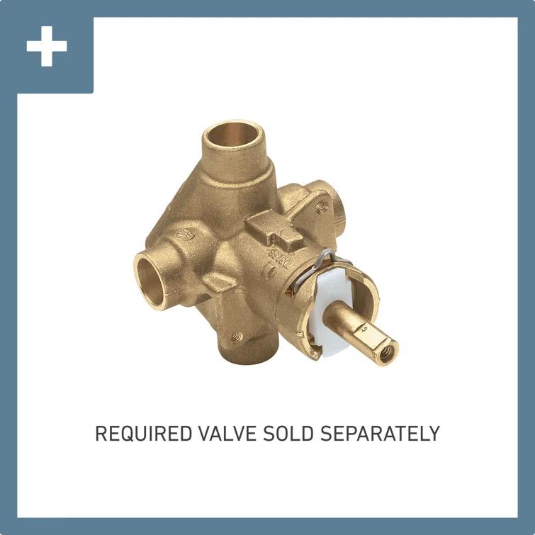 Moen Align Posi-Temp Tub and Shower Handle Trim Kit, Valve Required