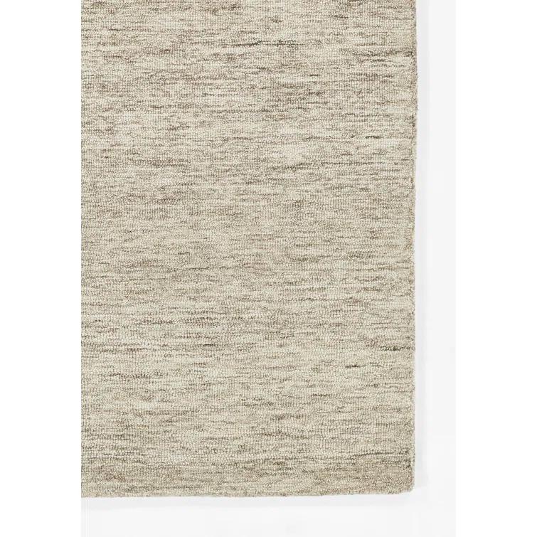 Momeni 2'x3' James Solid Handtufted Accent Rug Light Blue: Wool, Low Pile, Indoor, Rectangle, Cotton Backing