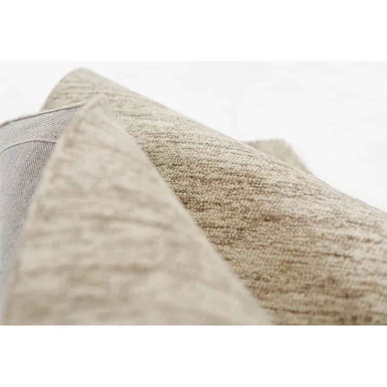 Momeni 2'x3' James Solid Handtufted Accent Rug Light Blue: Wool, Low Pile, Indoor, Rectangle, Cotton Backing