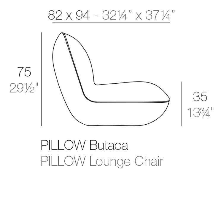 Vondom Pillow Battery Patio Chair