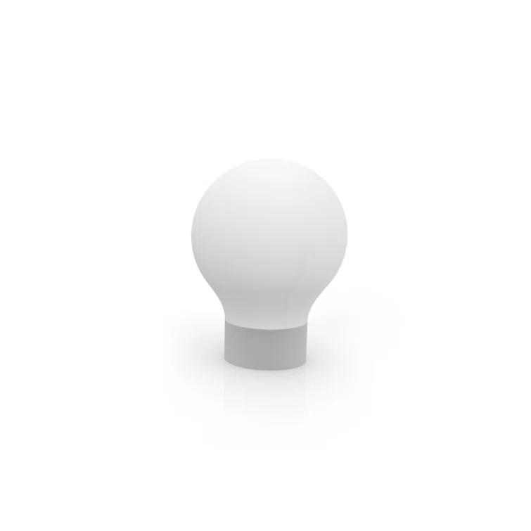 Vondom Jut The Second Matte Ice White Plug-In LED Outdoor Floor Lamp