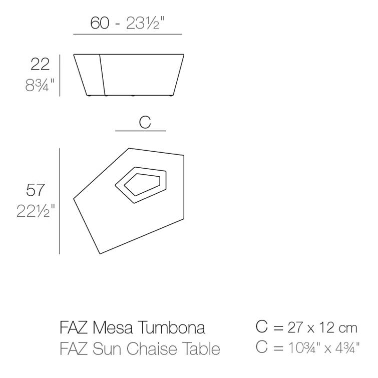Faz Plastic Coffee Table