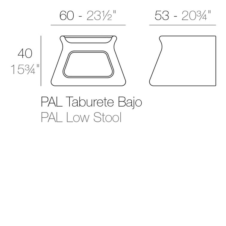 Pal Plastic Coffee Table