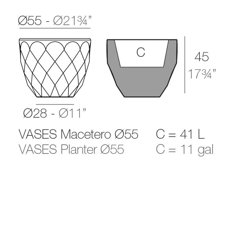 Vases Matte Ice White Plug-In LED Outdoor Floor Lamp
