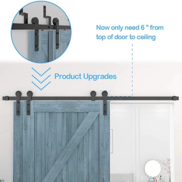 Sliding Standard Single Double Door Barn Door Hardware Kit