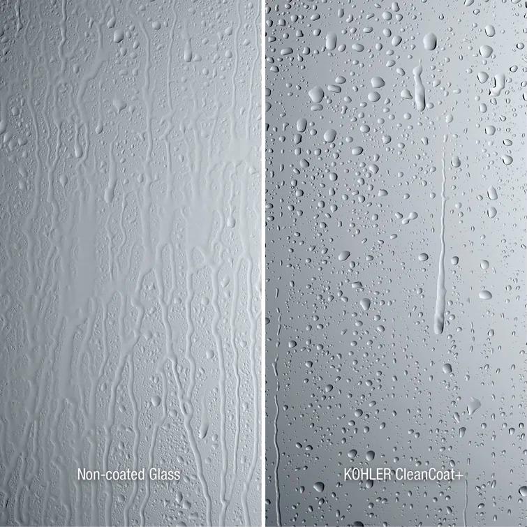 Levity 59.63" x 74" Bypass Shower Door with CleanCoat® Technology