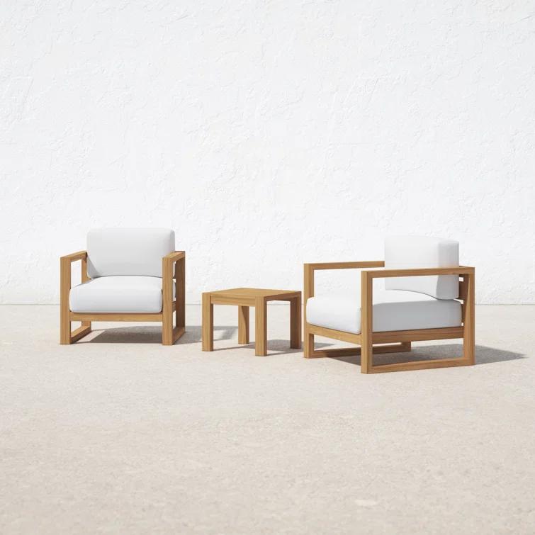 Cambridge 3 Piece Outdoor Patio Teak Set