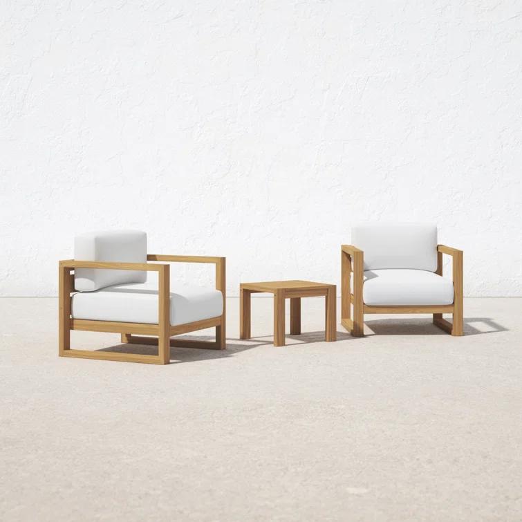 Cambridge 3 Piece Outdoor Patio Teak Set
